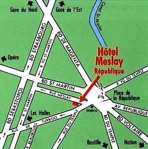 Hotel Meslay Republique Parigi